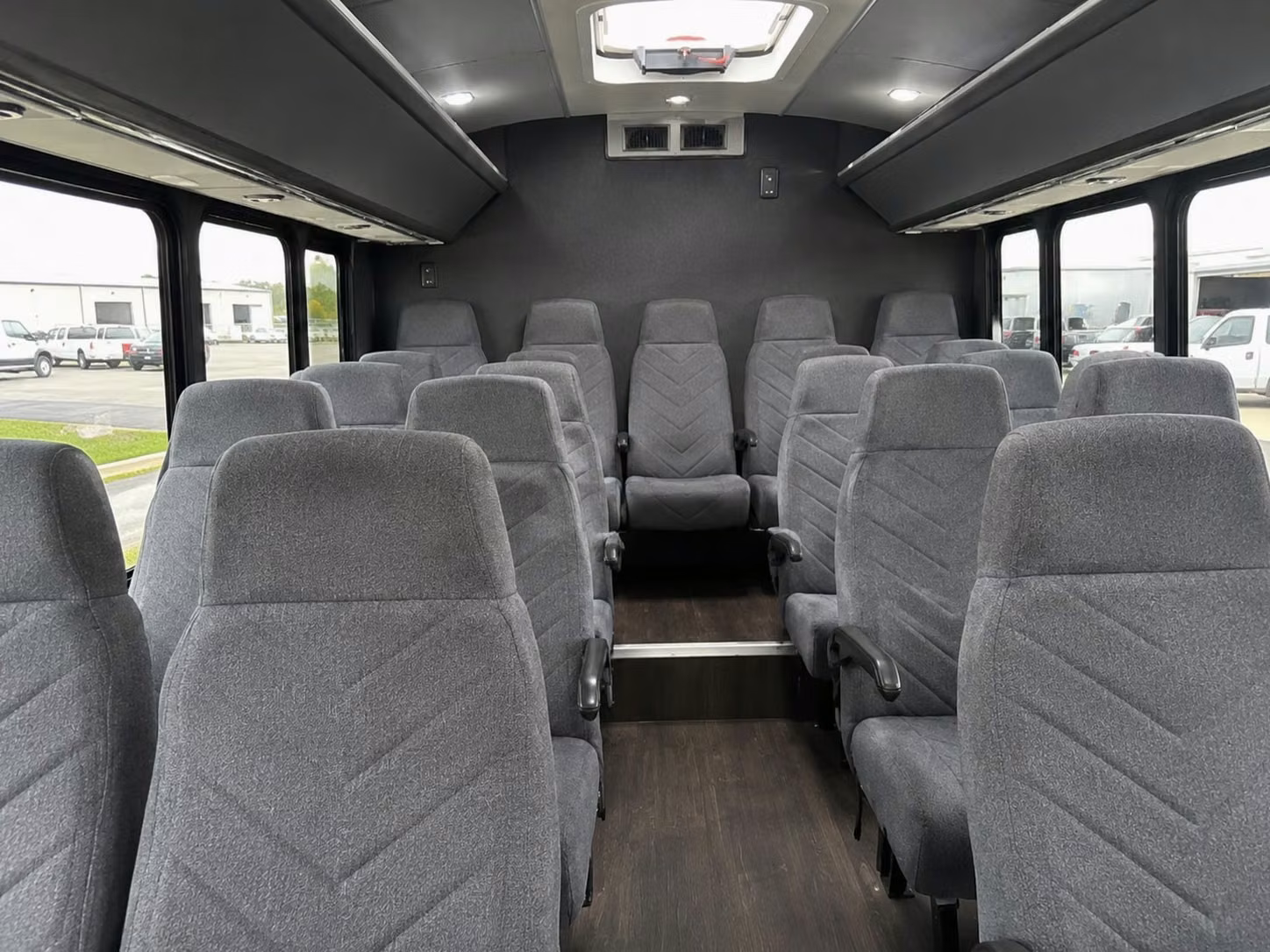 18 passenger minibus inside