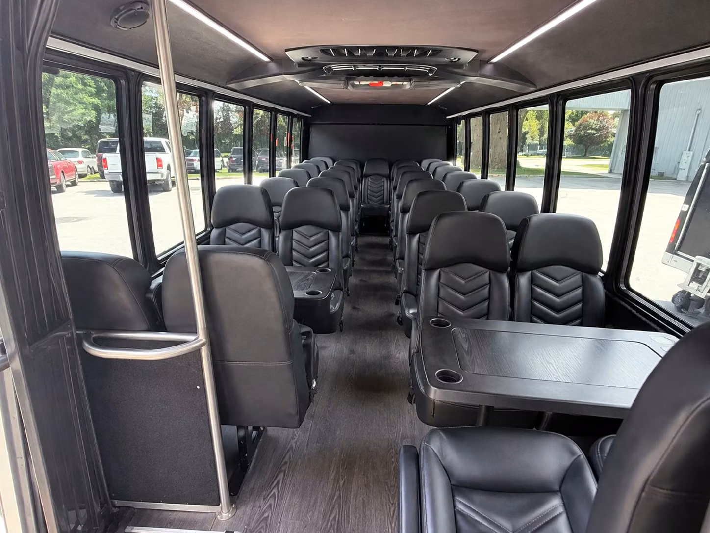 18 passenger minibus interior