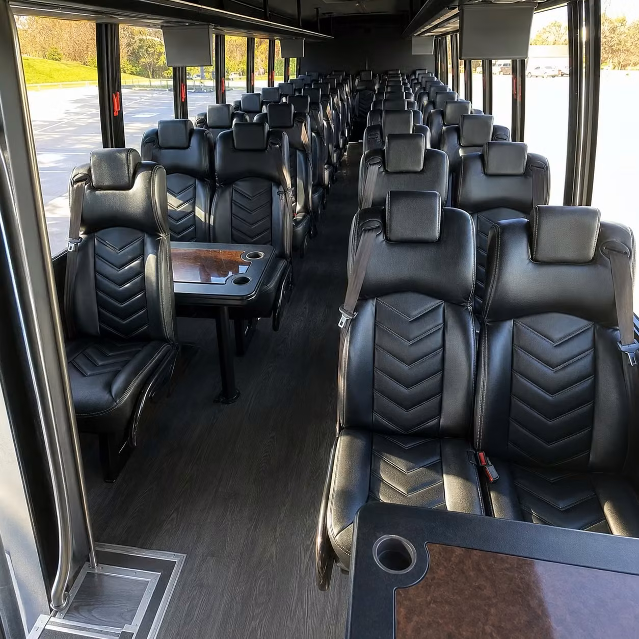 25 passenger minibus interior