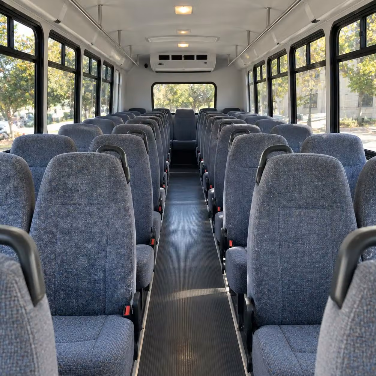 28 passenger minibus interior