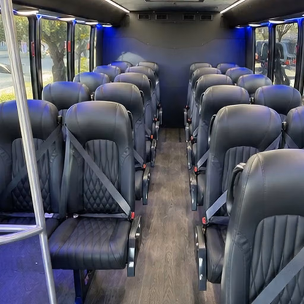 30 passenger minibus interior