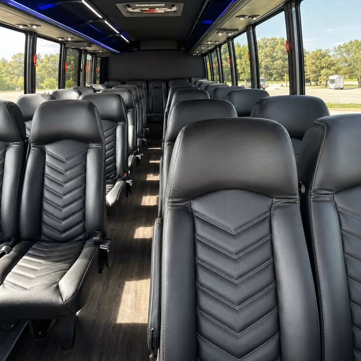 35 passenger minibus inside
