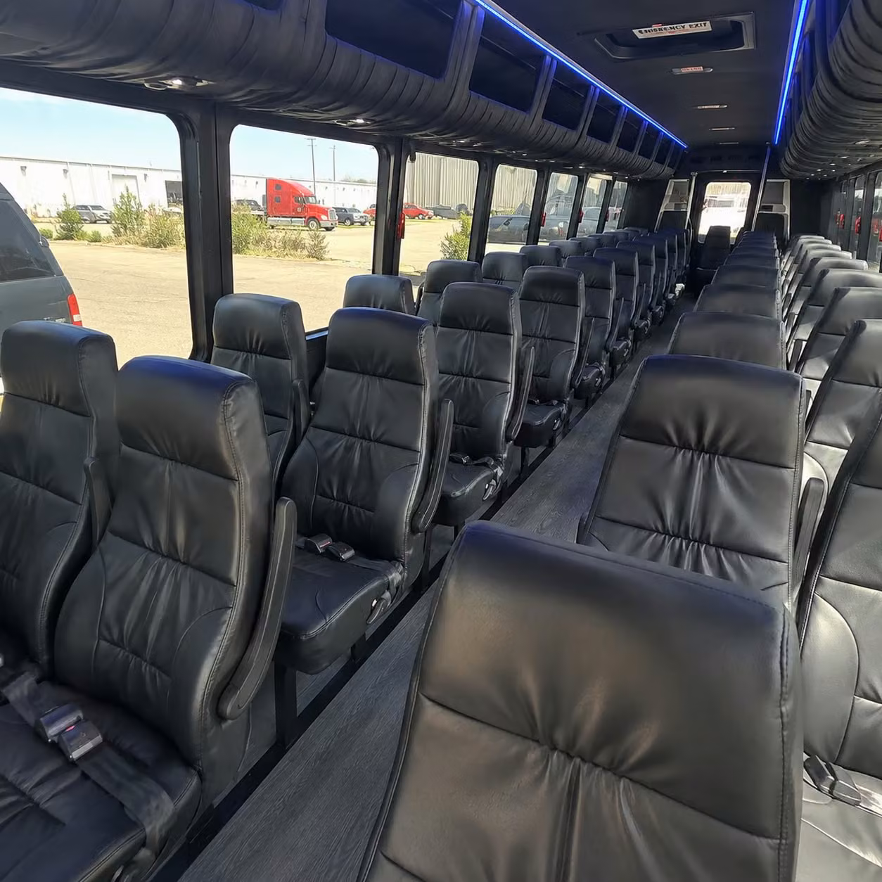 35 passenger minibus interior
