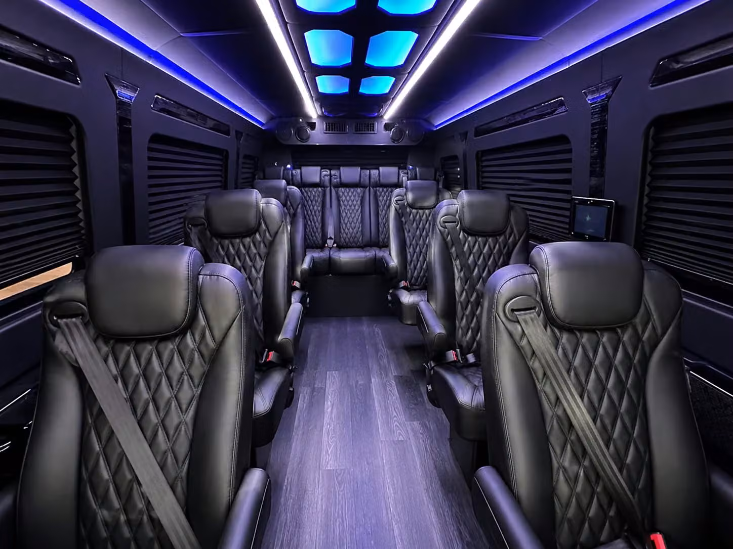 sprinter van with driver interior