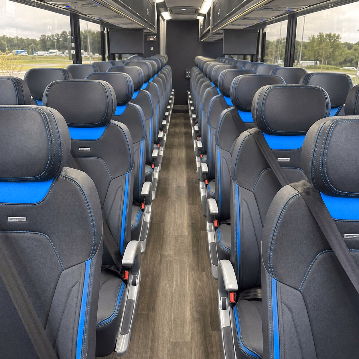 suffolk charter bus rental interior